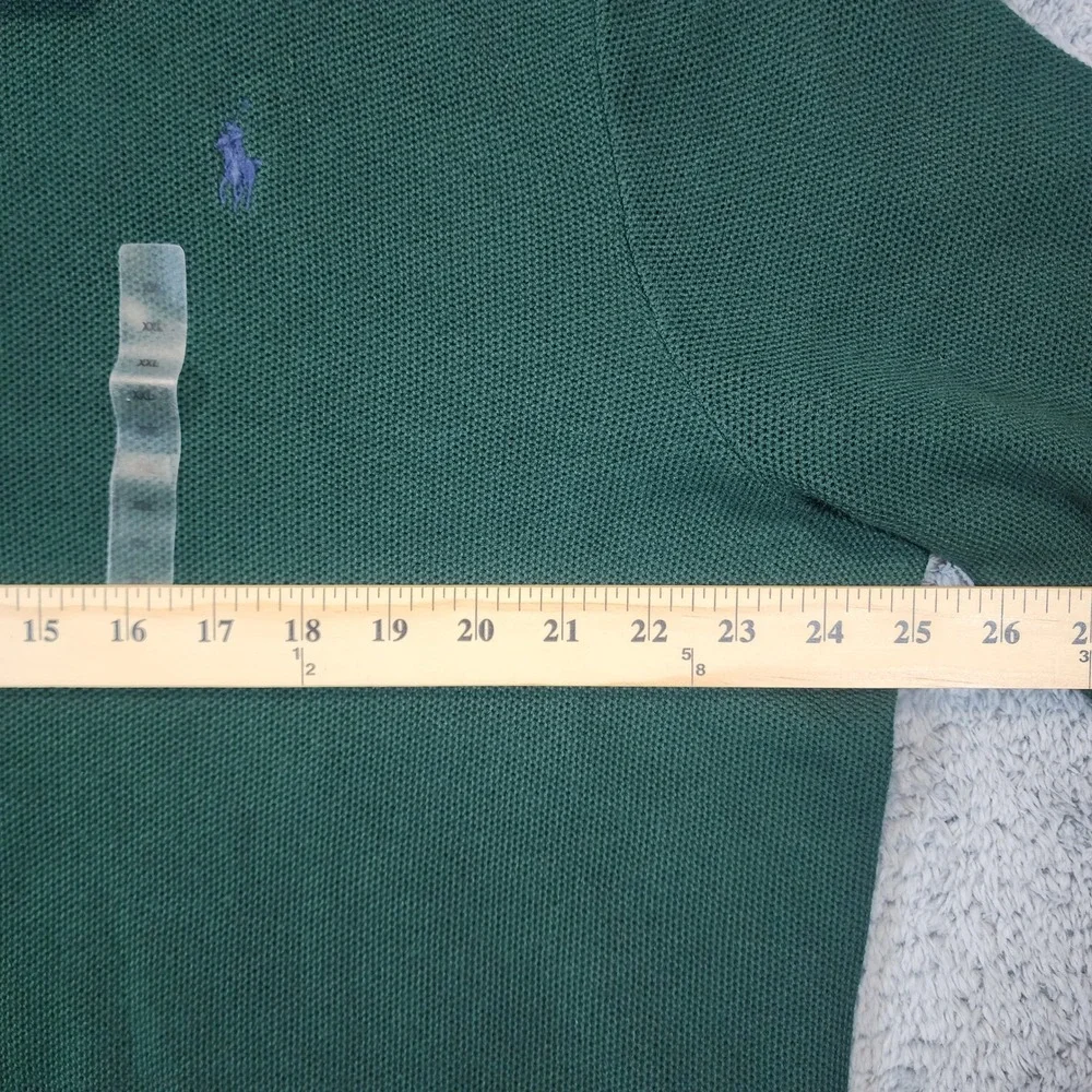 NEW Polo Ralph Lauren 1/4 Zip Sweater Mens XXL Green Classic Fit Cotton Pullover